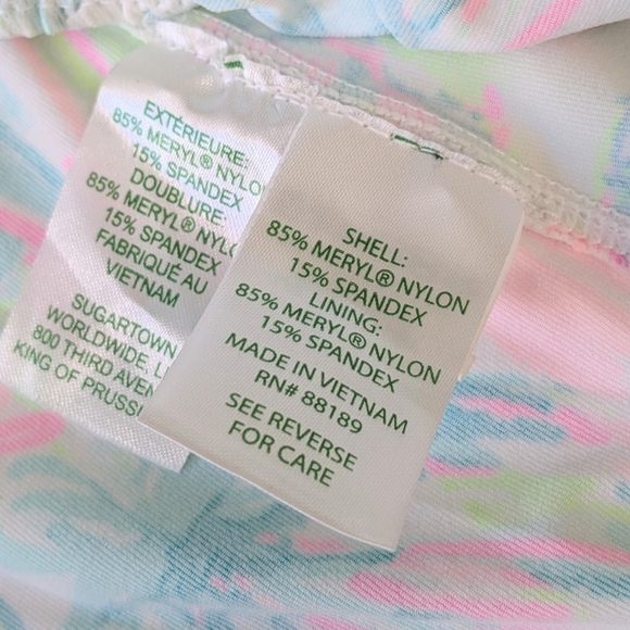 Lilly Pulitzer Adeli Perfect Match Meryl Luxletic Tennis Dress Pink Green Medium - Picture 8 of 10